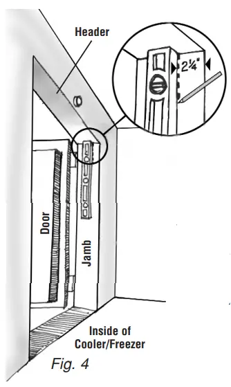 Curtron PP-C-120-6084 Polar-Pro Flexible Swinging Door for Walk-In Coolers & Freezers, 60 wide x 84 high-fig8
