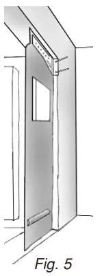 Curtron PP-C-120-6084 Polar-Pro Flexible Swinging Door for Walk-In Coolers & Freezers, 60 wide x 84 high-fig9