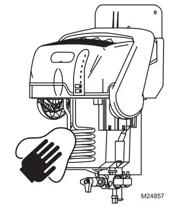 Honeywell TrueSTEAM Owner’s Manual - Carefully rub minerals off of the heating element and reservoir walls
