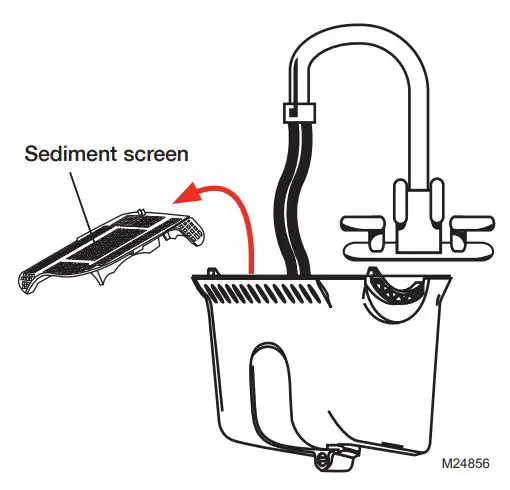 Honeywell TrueSTEAM Owner’s Manual - Use tap water to flush loose minerals from the tank