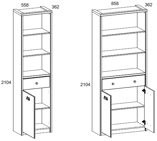 anrex-Diesel-1D1S-D1-Open-Cabinet-fig-1