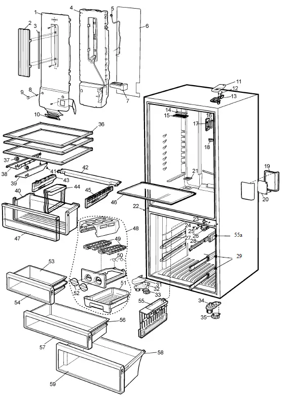 Westinghouse-WBE4514SA-Fridge-Instructions-FIG-4