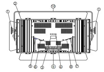 SHOWLIGHT SL-480-WA Profile Spotlight Instruction Manual - Description of the fixture