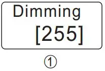 SHOWLIGHT SL-480-WA Profile Spotlight Instruction Manual - Dimming