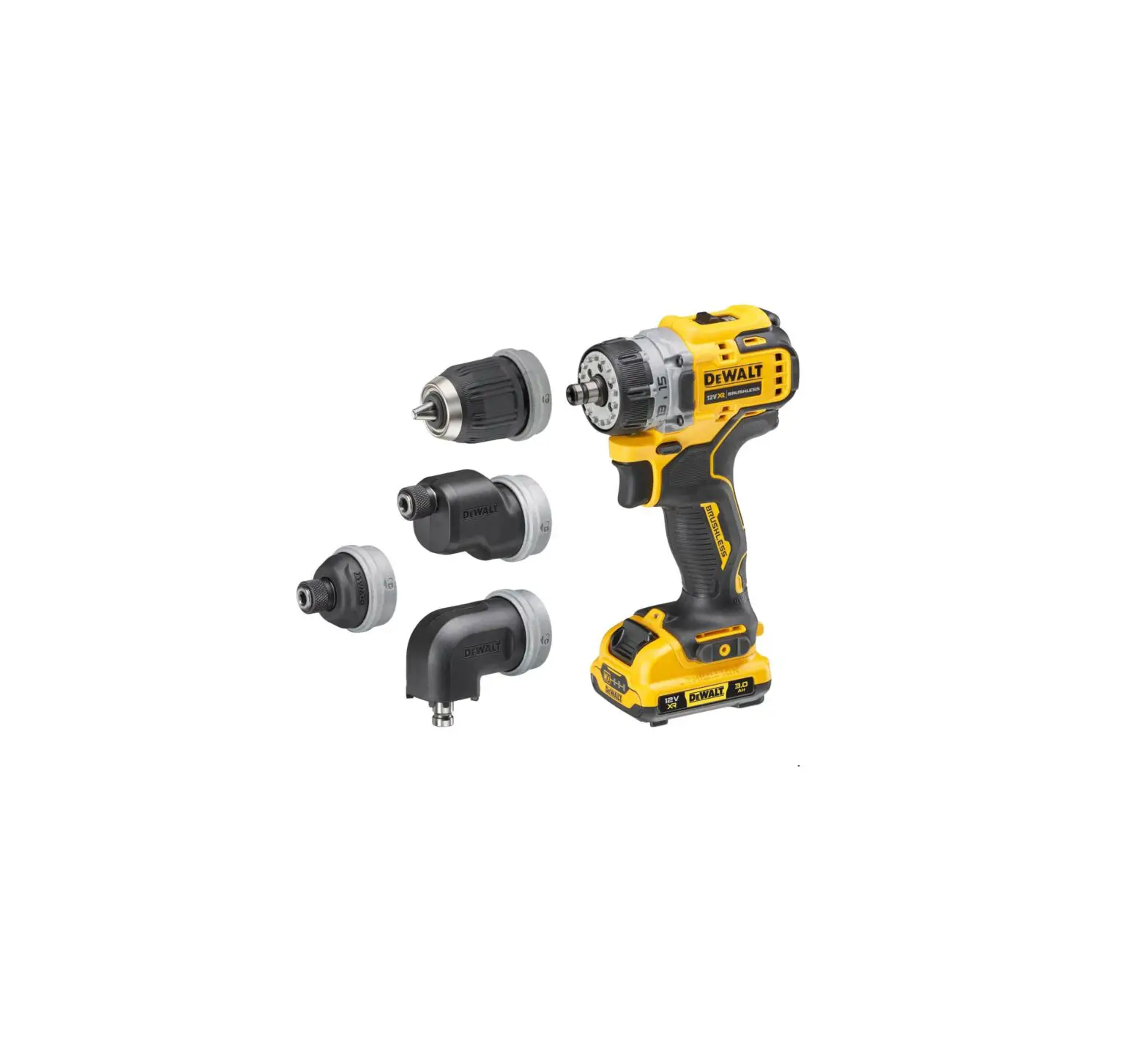 Dewalt Dcd703 Cordless Brushless Multi Head Drill Driver Instruction Manual
