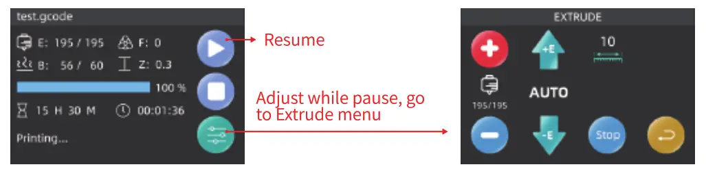 TronHoo T2205 3D Printer - Pause