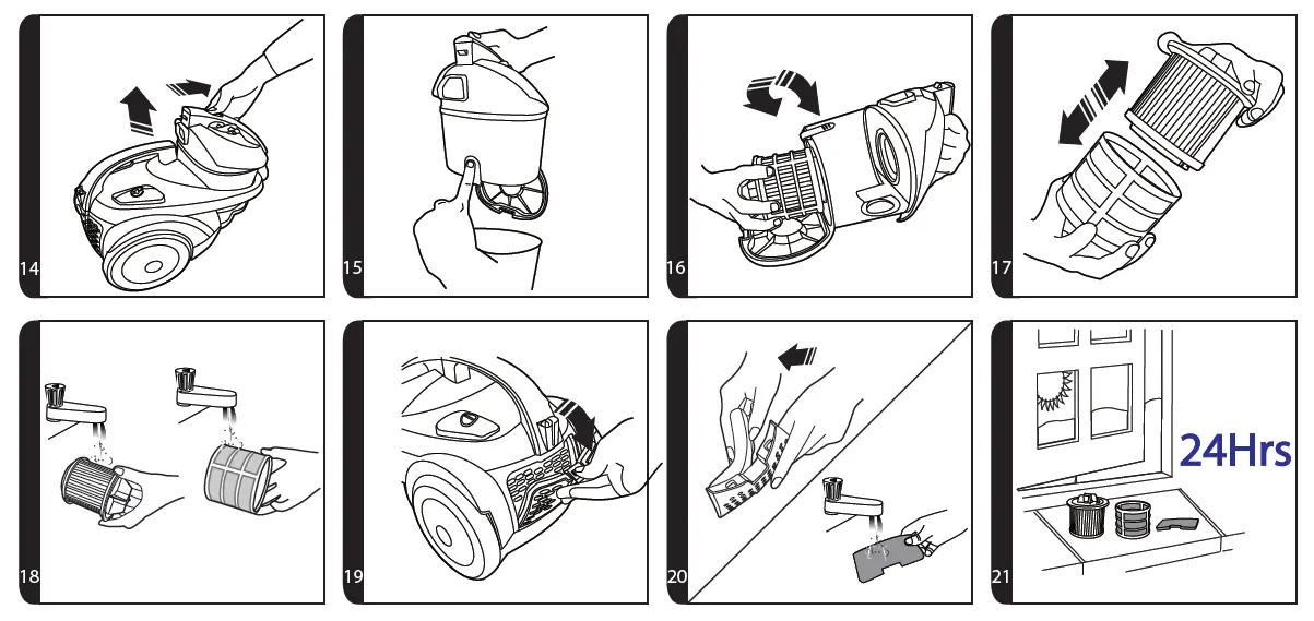 CANDY CAF2002 019 Cordless Vacuum Cleaner 3