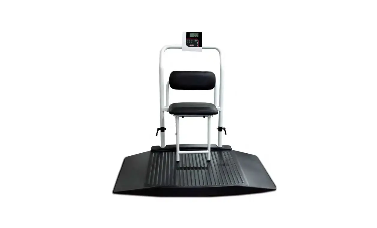 Rice Lake 350-10-4 Dual Ramp Wheelchair Scale With Seat User Manual
