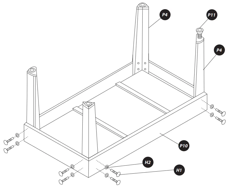 serenelife SLMTGTBL41 4 In 1 Multi Function Game Table - fig 2