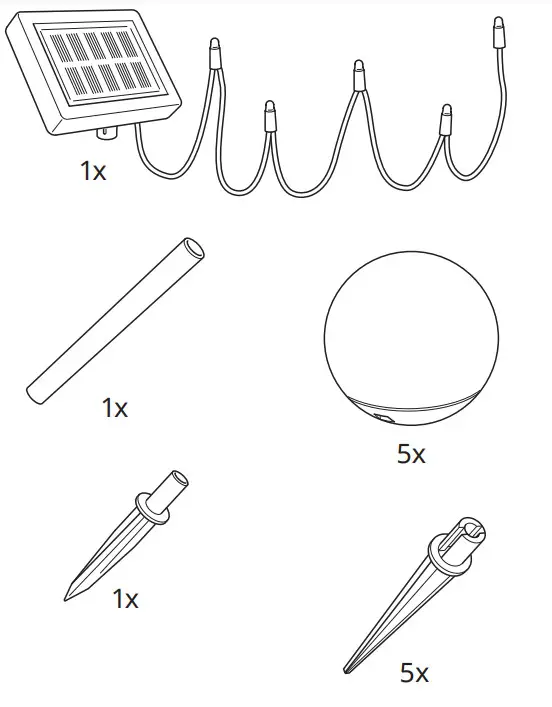IKEA SOLVINDEN LED Solar Powered - 2