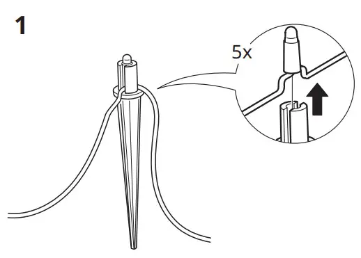 IKEA SOLVINDEN LED Solar Powered - 3