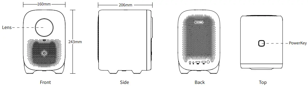 COI UNO5 Projector-fig2