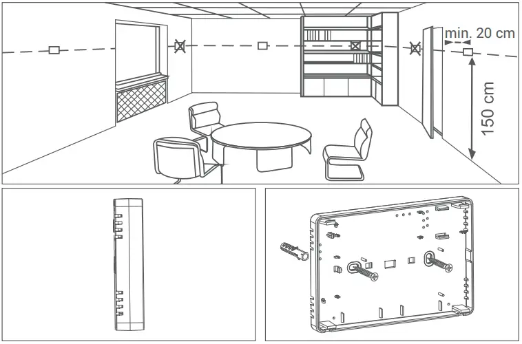 Room Thermostatplacement
