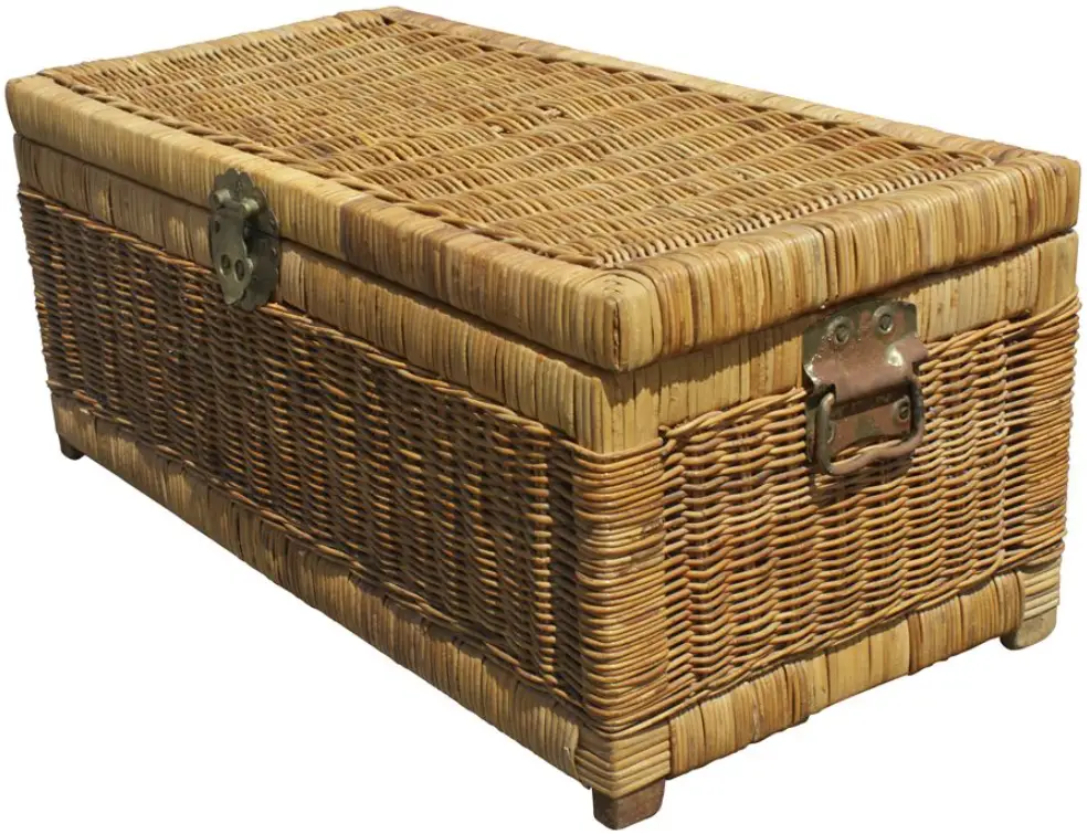 Pinterest 43158430 Rattan Storage Trunk