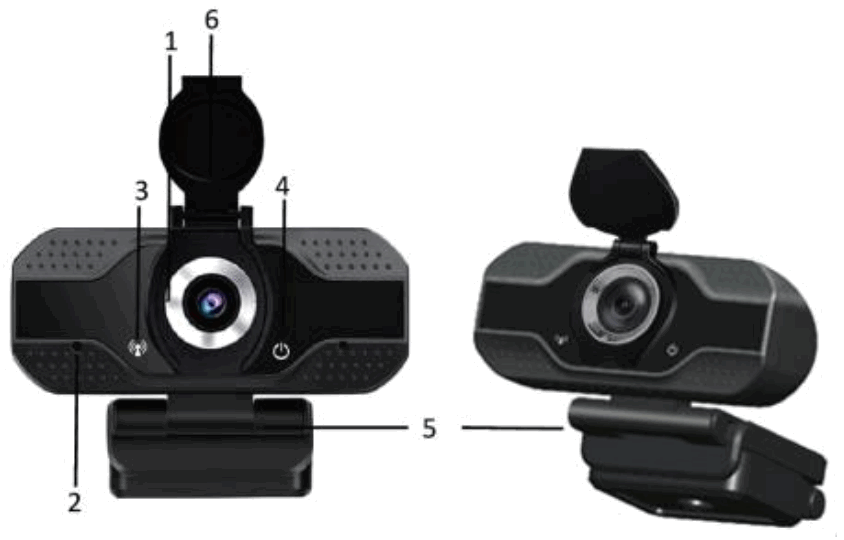 denver WEC 3110 Webcam - Privacy cover