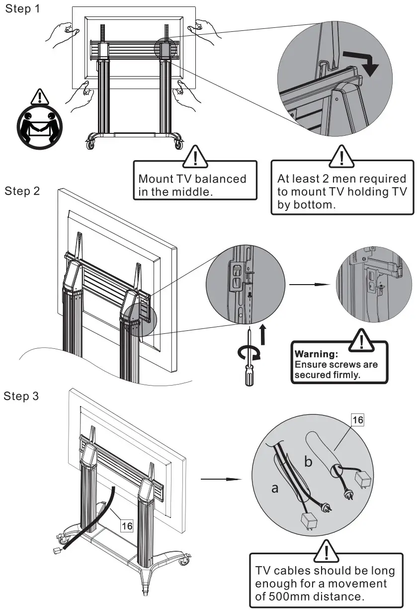 multibrackets 7350105213120 M Motorized Public Floorstand Dual Pillar 180 HD - FIGURE 15