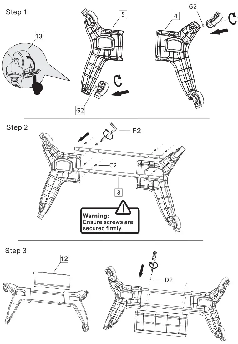 multibrackets 7350105213120 M Motorized Public Floorstand Dual Pillar 180 HD - FIGURE 6