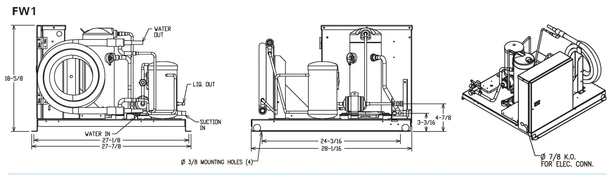 KRAMER-KM-KWC-1120A-Indoor-Water-Cooled-Condensing-Units-fig-10