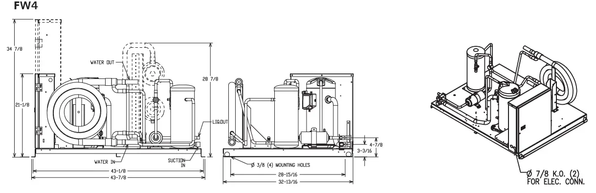 KRAMER-KM-KWC-1120A-Indoor-Water-Cooled-Condensing-Units-fig-13