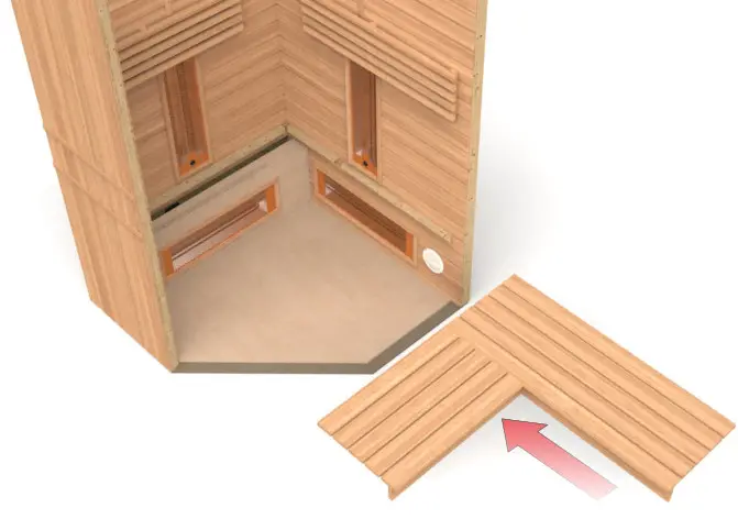 InfraWave RR-130 PENTAGON Infrared Sauna - 12