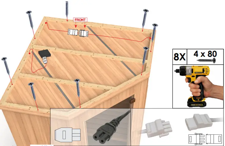 InfraWave RR-130 PENTAGON Infrared Sauna - 20