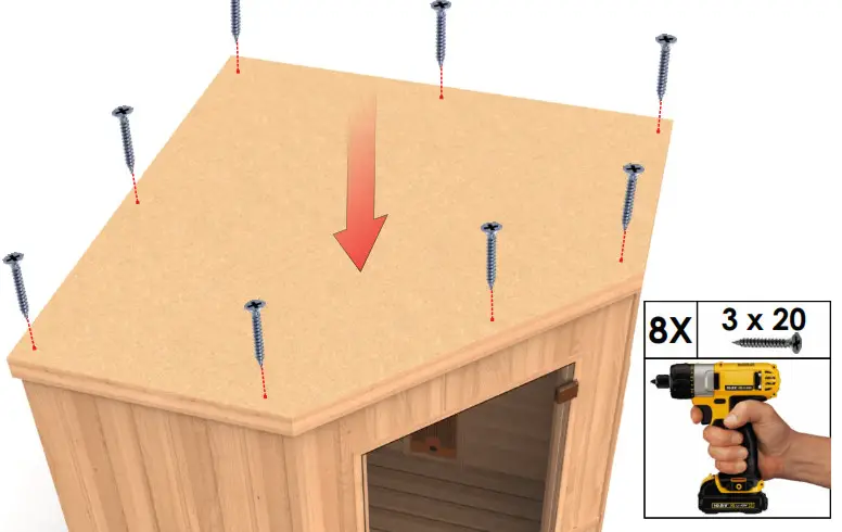 InfraWave RR-130 PENTAGON Infrared Sauna - 21