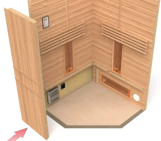 InfraWave RR-130 PENTAGON Infrared Sauna - 6