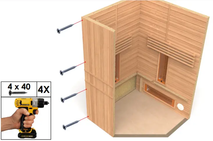 InfraWave RR-130 PENTAGON Infrared Sauna - 7