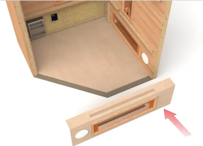 InfraWave RR-130 PENTAGON Infrared Sauna - 9