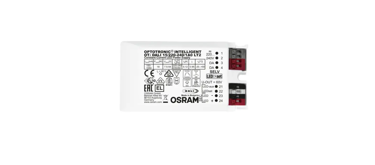 Osram Oti Dali 15 Optotronic Led Power Supply Instruction Manual Osram Oti Dali 15 Optotronic Led Power Supply Instruction Manual