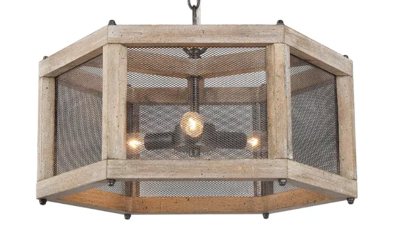 Uolfin Eqrref-lws23884-47 Natural 3-light Farmhouse Cage Chandelier Instruction Manual