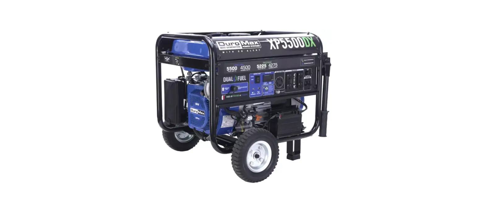 Duromax Xp5500dx Dual Fuel Portable Generator Owner's Manual