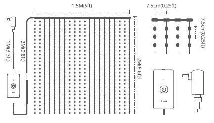 Govee-H70B1-RGBIC-Curtain-Lights-FIG-1
