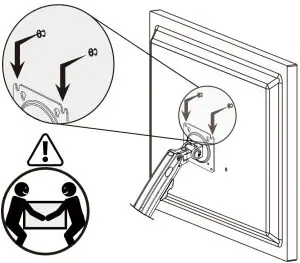 Install Monitors to the Arms