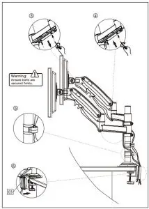 Route Cables along the Arms