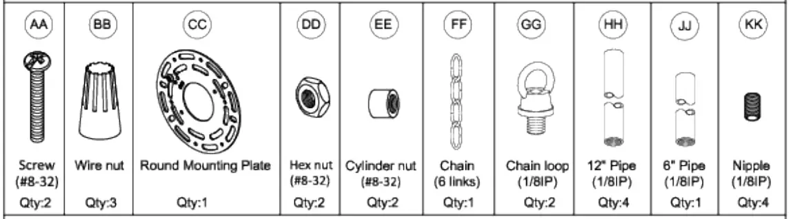 PROGRESS LIGHTING P350203 031 Three Light Convertible Semi Flush Ceiling or Hanging Pendant Light-fig1