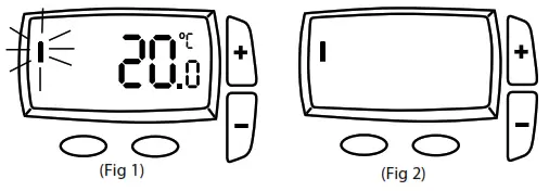Drayton RF710 Digital Wireless Room Thermostat - fig210