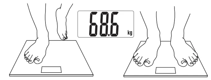 Letsfit Digital Bathroom Scale EB5636H - Weight Measurement