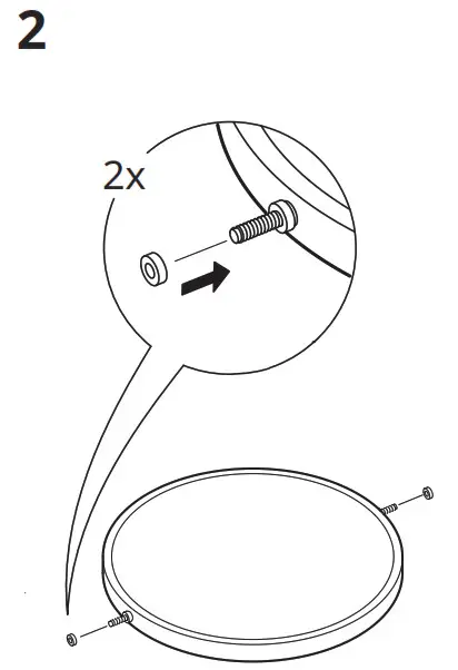 IKEA LASSBYN Table Mirror 17 cm - Overview 4