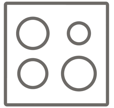 Russell Hobbs RH60GH401SS 59Cm Wide 4-Burner Gas Hob - icon3