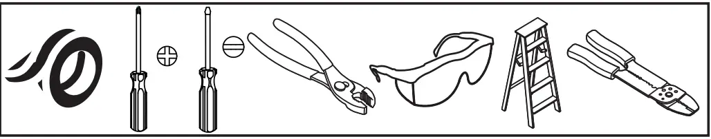 allen roth 81006 Airy 3-Light Outdoor Coal Lantern Wall Mount - TOOLS REQUIRED