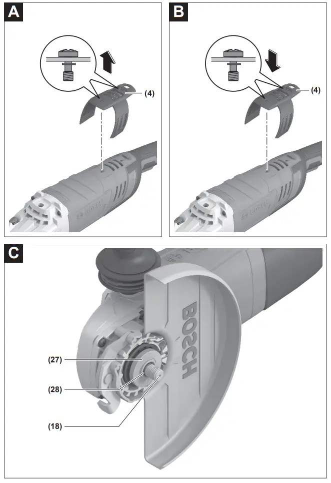 BOSCH GWS 30 230 Head Grinder - Fig