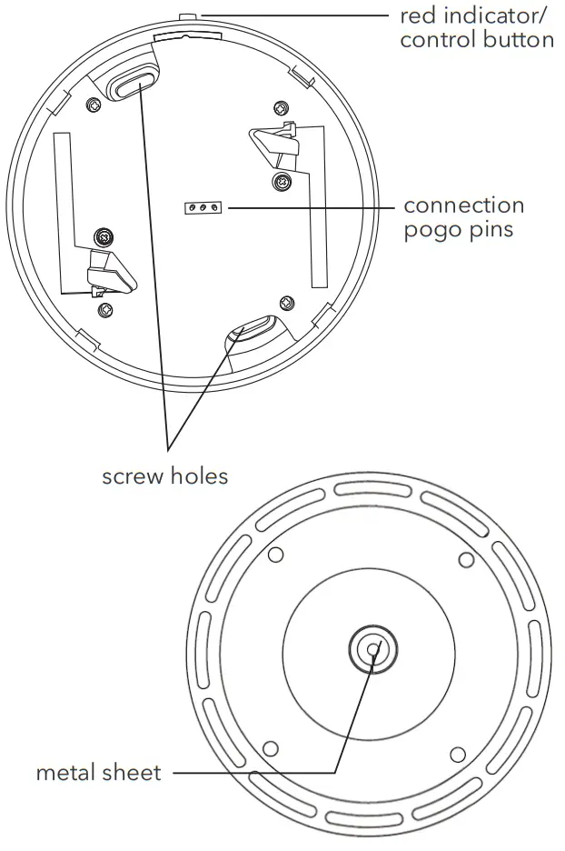 WASSERSTEIN SCO7CN Combination Smoke and Carbon Monoxide Alarm - Introduction to Parts