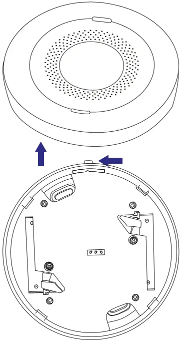 WASSERSTEIN SCO7CN Combination Smoke and Carbon Monoxide Alarm - Remove the insulation