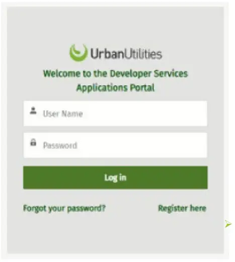 Urban Utilities Developer Services Portal - Figure 1
