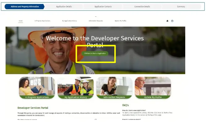 Urban Utilities Developer Services Portal - Figure 17