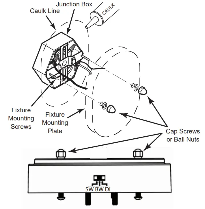 Maxxima MEL-61603 Outdoor Wall Light - fig 1