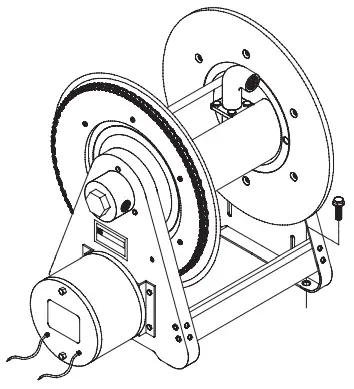 Mounting of all hose reels