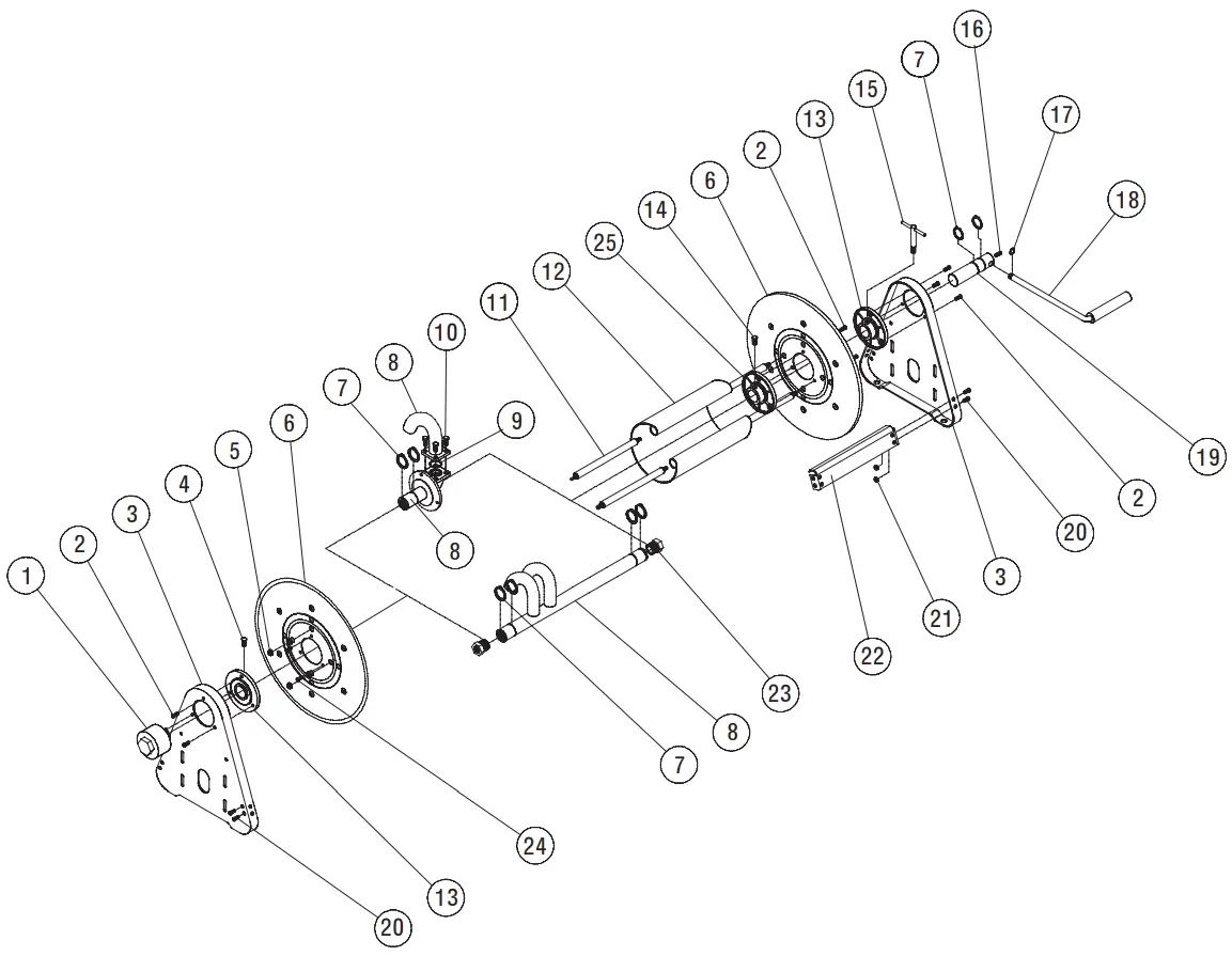 Hand crank to motor driven conversion