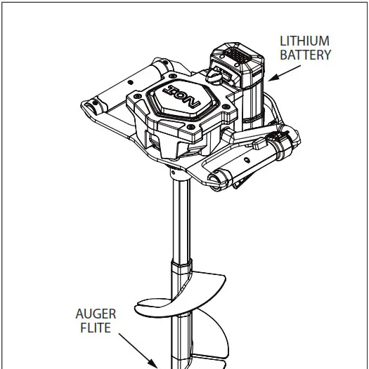 ION ALPHA Electric Ice Auger - Important Safety Precautions 1